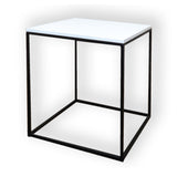 side table white top