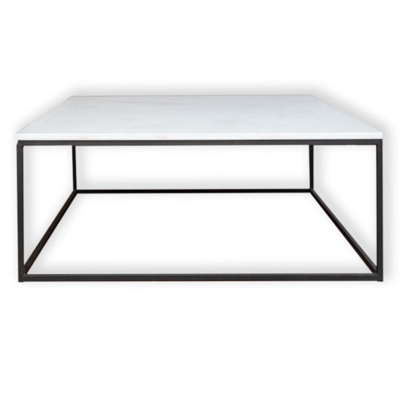 coffee table white top front view