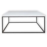 coffee table white top front view