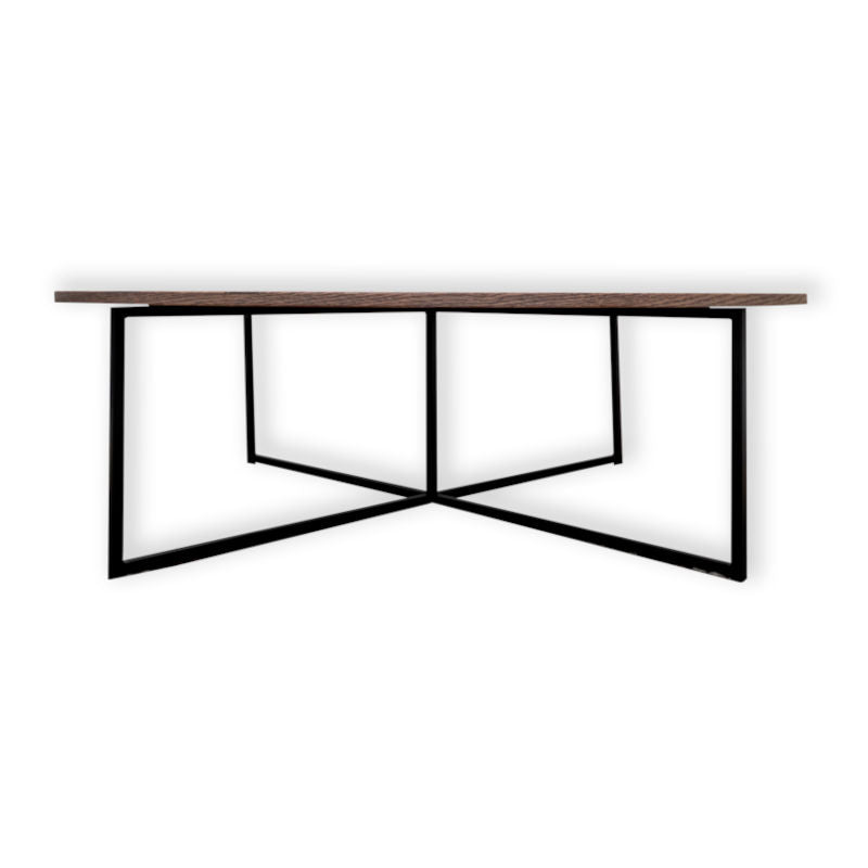 round coffee table side