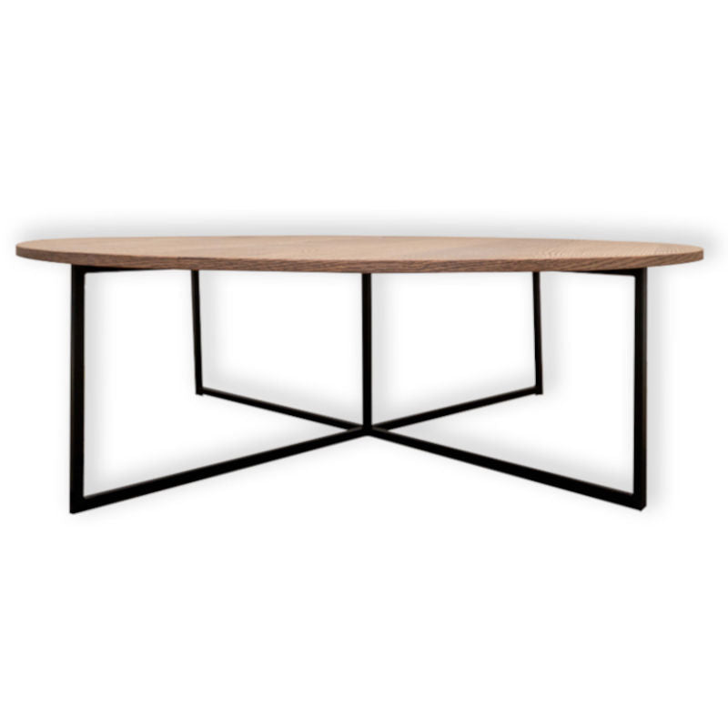 round coffee table side view