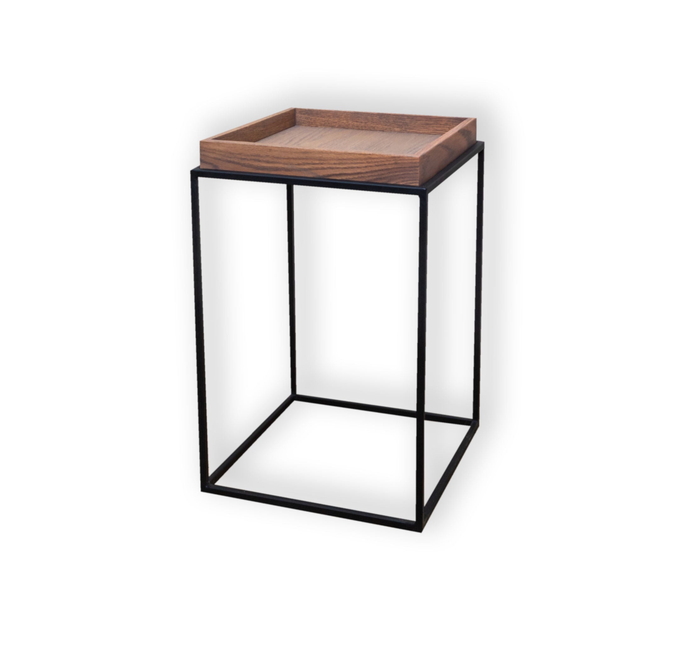 side table with tray top