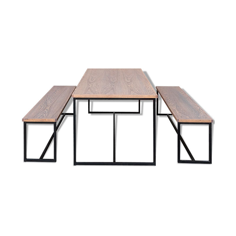 8 and 6 Seater Dining Table Set side view