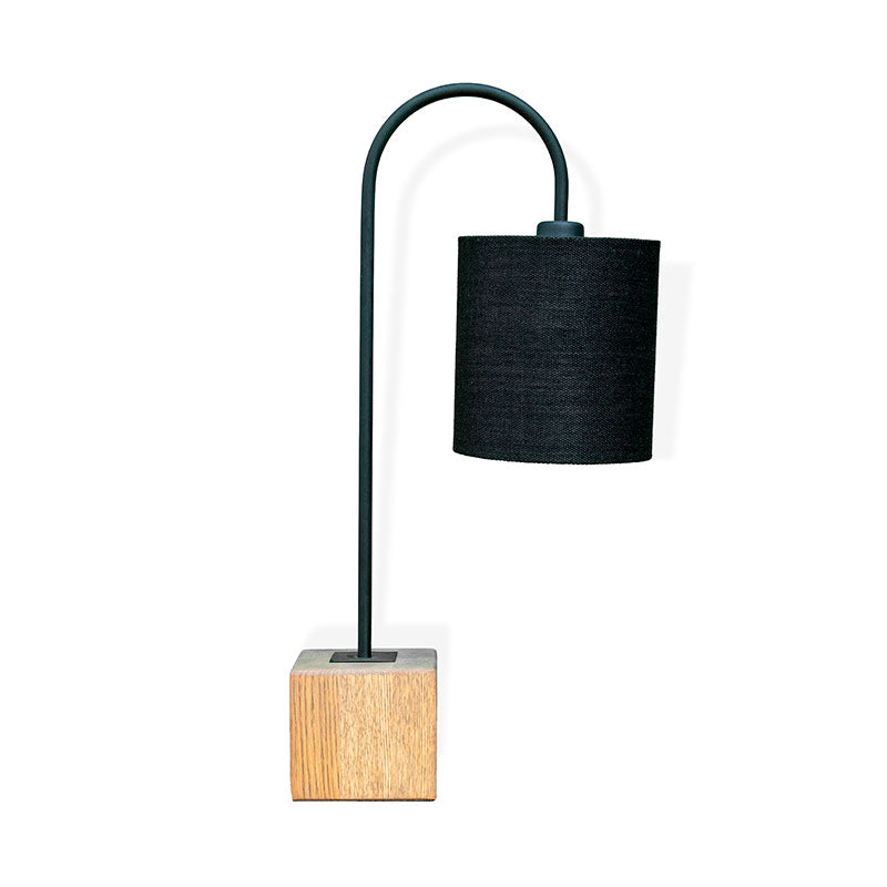 Arc table lamp & shade