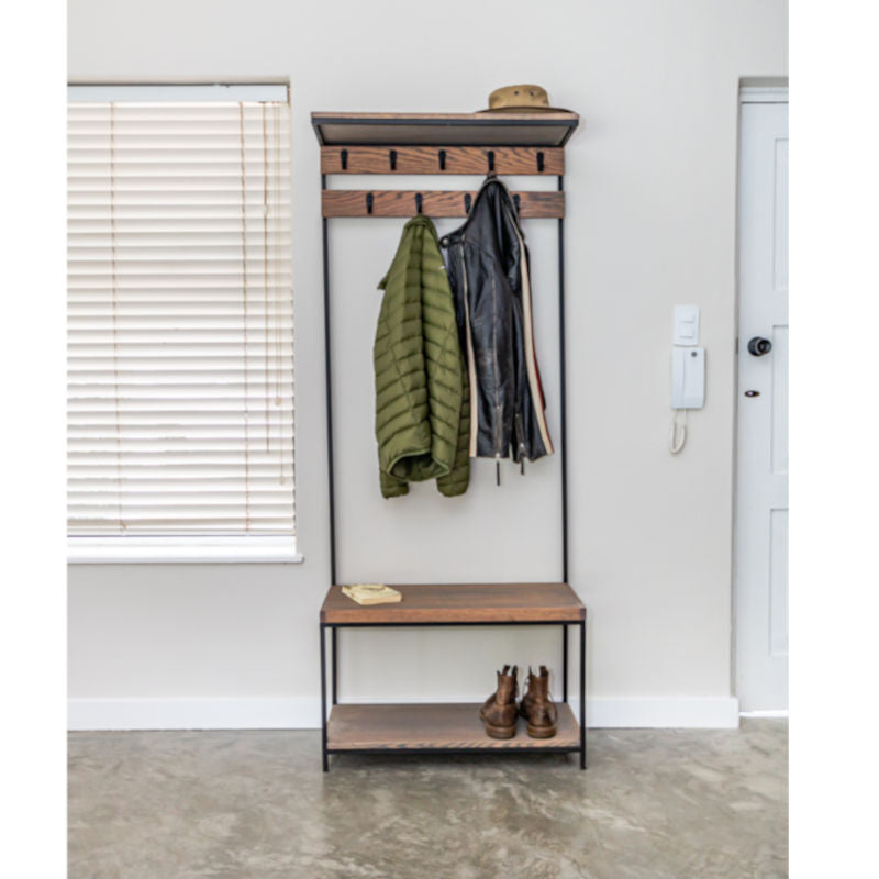 coatstand against wall