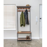 coatstand against wall