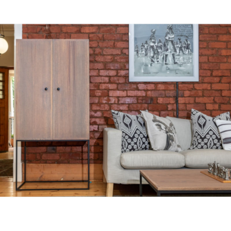 filing drink cabinet in lounge