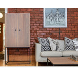 filing drink cabinet in lounge