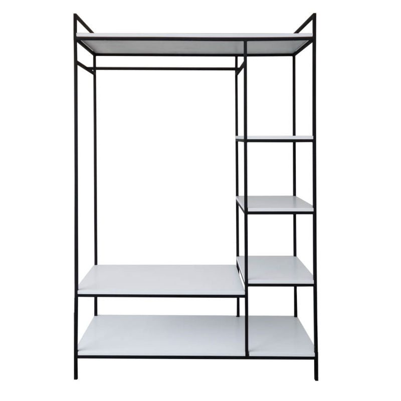 open closet front view