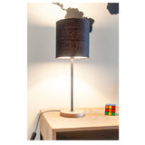lamp on table